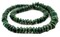 The Bead Chest: Graduated Dark Green Aventurine Saucer Beads | Stone Jewelry Craft with Full Strand